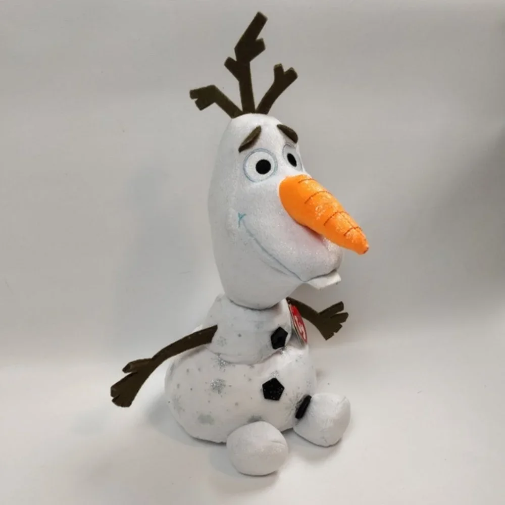 FREE* Ty Sparkle Frozen 2 Olaf Beanie Babies Stuffed Animals